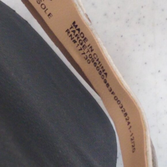 A New Day Sandals Snakeskin Size 11 Women Embossed Strappy Slide On Sandal NWT - Picture 7 of 7